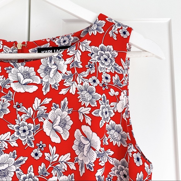 Like new Karl Lagerfeld Flounce Dress - Picture 4 of 8